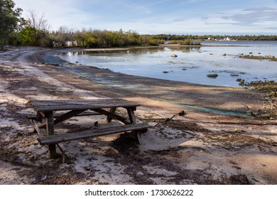 Picnic Table By Winnipeg Lake