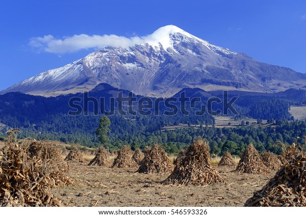 Photo De Stock De Le Volcan Pico De Orizaba Ou Modifier