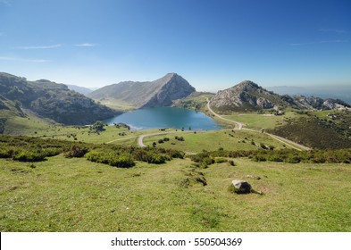 Picos de Europa mountains, Asturias, Spain. - Shutterstock ID 550504369