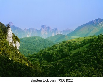 Picos De Europa Mountains Asturias Spain