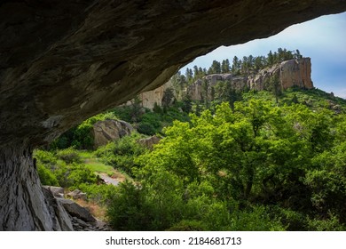 Pictograph Cave, A Montana State Park Near Billings, Home To Three Caves. It's The Site Of State's First Professional Archeological Studies Where 2000 Year Old Paintings Native Americans Can Be View.