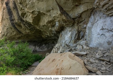 Pictograph Cave, A Montana State Park Near Billings, Home To Three Caves. It's The Site Of State's First Professional Archeological Studies Where 2000 Year Old Paintings Native Americans Can Be View.