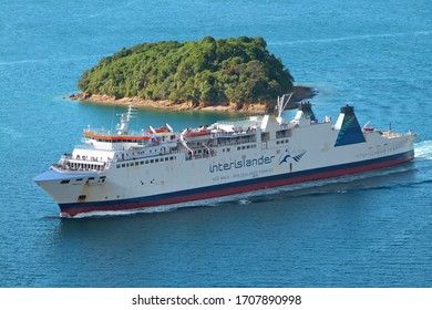 Picton - Wellington, New Zealand - December 26 2014: Interislander ferry operating between South Island and North Island