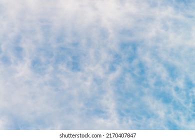 A picture of  abstract clouds and a blue sky on a beautiful sunny day with a crisp blustery wind whistling by