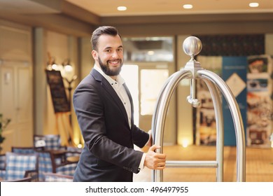 Picture Of Bellboy In Hotel