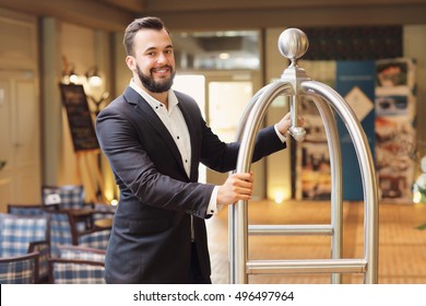 Picture Of Bellboy In Hotel