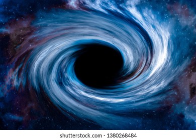Picture of black hole in space. Screen saver and background concept. - Shutterstock ID 1380268484