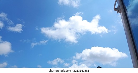 The Picture Of The Blue Sky From My Room Window 