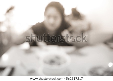 Similar – Image, Stock Photo Baby sleeping on a blanket while her mother looks