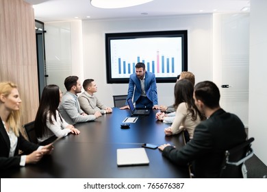 Picture Business Meeting Conference Room Stock Photo (Edit Now) 1250658706