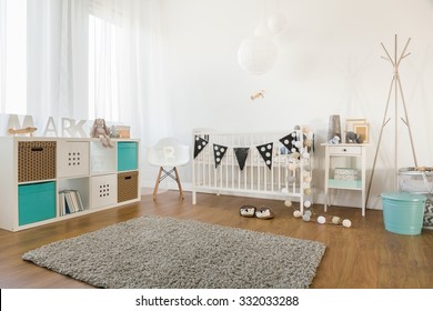 Picture Of Cosy And Light Baby Room Interior