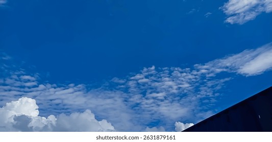 A picture of dramatic sky.  Beautiful cloud. Dramatic, blue cloudy sky overlay, sky overlay. Dramatic sky and lightning.