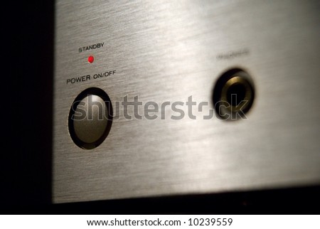 Picture of an equalizer powerbutton
