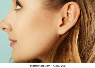 Picture Of Female Ear Close Up