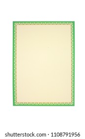 Picture Frame close up on writebackground