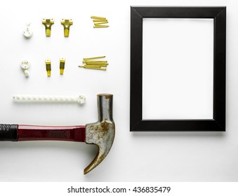 Picture Frame Hook Nail Installation Equipment. 