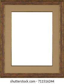 Picture Frame Isolated On White Background Stock Photo 711516244 ...