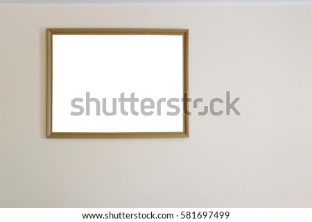 picture frame on a wall