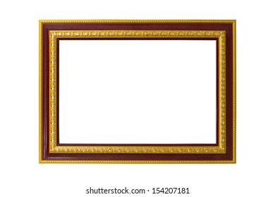the picture frame on white background