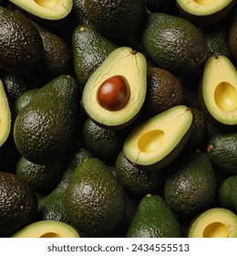 A picture of fresh avocados