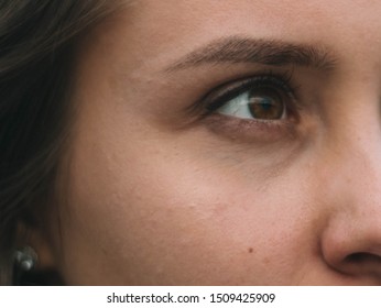 A picture of a girl in the vicinity with an emphasis on the eyes - Shutterstock ID 1509425909