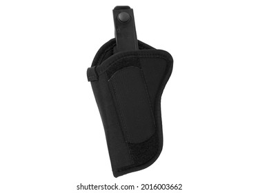 Picture of gun holsters on the white background