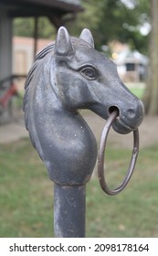 A Picture Of A Horse Statue.