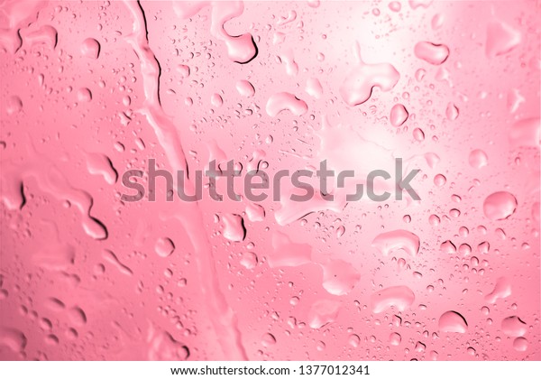 Picture\
Inside of water rain drops on car window glass\
