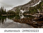 A picture of Lineham Lake in Waterton National Park, Alberta, Canada