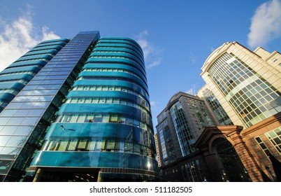 Picture Of London Commercial District Near Aldgate, London, England