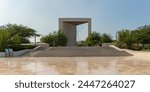 A picture of the Founder’s Memorial in Abu Dhabi.