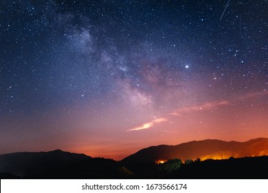 Picture Of The Milky Way In Valberg