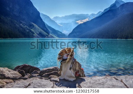 Picture of native chieftain 