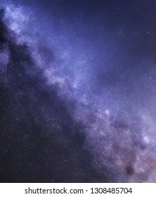 A Picture Of The Night Sky With Milky Way Starfield