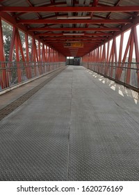 Picture Of An Over Bridge From Hindon River Metro Station 