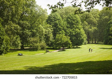 Picturesque Hole On Golf Course Approaching Stock Photo Edit Now