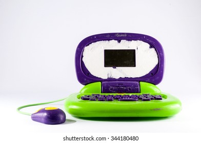 Picture Of A Plastic Colored Computer Toy