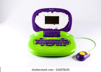 Picture Of A Plastic Colored Computer Toy