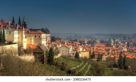 Picture of Prague Castle and parts of the surroundings - Shutterstock ID 2080236475
