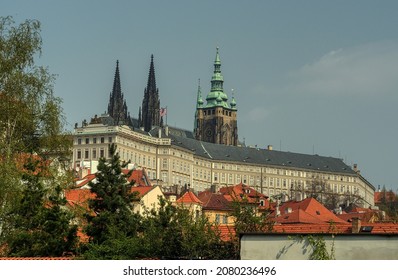 Picture of Prague Castle and parts of the surroundings - Shutterstock ID 2080236496