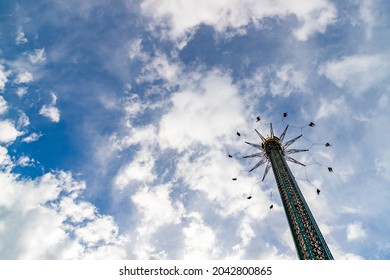 A Picture Of The Prater Tower In The Prater Amusement Park.