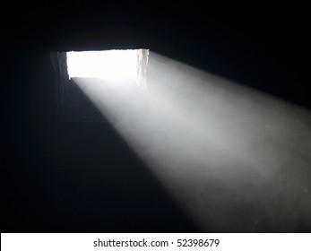 Picture Presents Ray Of Light Through The Window