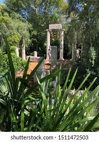 Picture Of Roman Statue At Busch Gardens VA