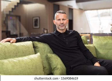 Picture Of Ryan Giggs In The Penthouse Apartment At Stock Exchange Hotel, Manchester.
Pic Copyright Phil Tragen 2019