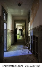 A Picture Of A Scary Place In An Abandoned Asylum