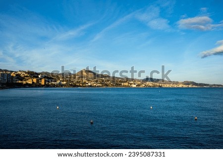 Picture of seascape in Malaga Spain