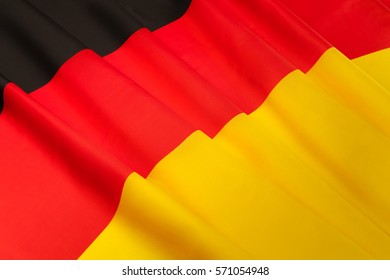 Picture Of Silky Pleated German Flag