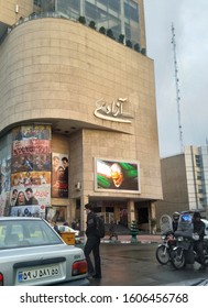 Picture Of Slain General Qasem Soleimani Assassinated By US In Iraq Screened On A Cinema In Central Tehran On Jan 05, 2020.