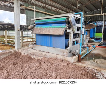 The Picture Of Sludge Dewatering Belt Press.