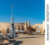 A picture of the Star Wars - Mos Espa shooting location in Tunisia.